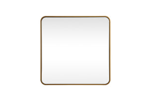 Elegant Lighting - MR803030BR - Mirror - Evermore - Brass