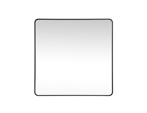 Elegant Lighting - MR804848BK - Mirror - Evermore - Black