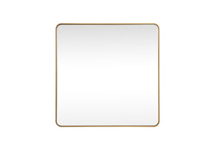Elegant Lighting - MR804848BR - Mirror - Evermore - Brass