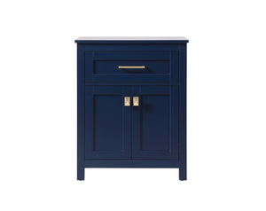 Elegant Lighting - SC012430BL - Bathroom Storage Freestanding Cabinet - Adian - Blue
