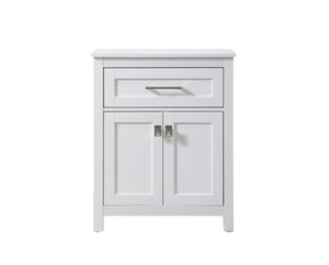 Elegant Lighting - SC012430WH - Bathroom Storage Freestanding Cabinet - Adian - White