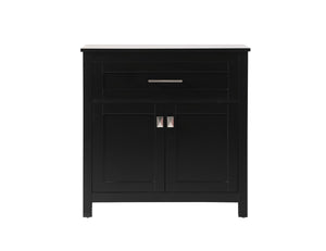 Elegant Lighting - SC013030BK - Bathroom Storage Freestanding Cabinet - Adian - Black