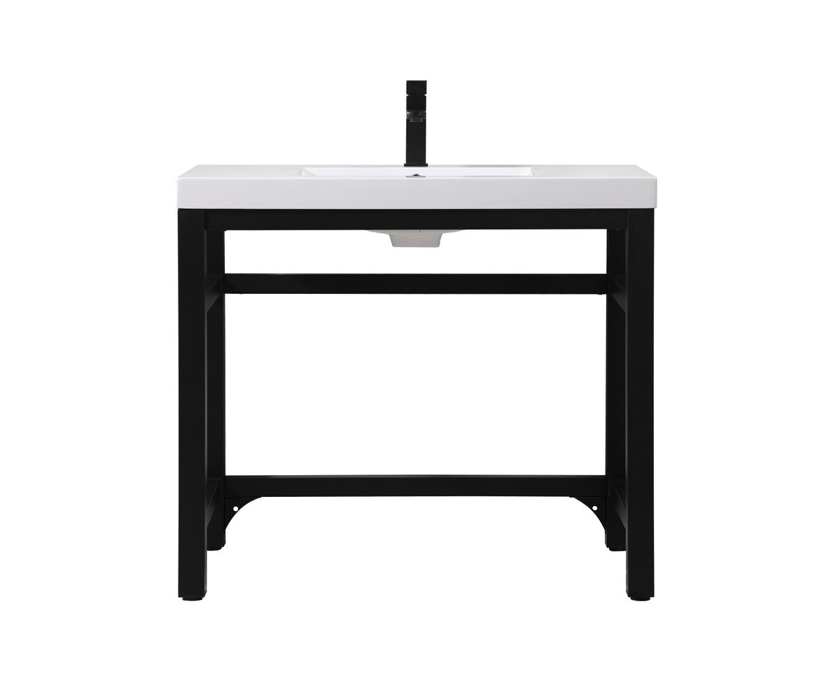 Elegant Lighting - VF14536BK - Bathroom Vanity - Raya - Black