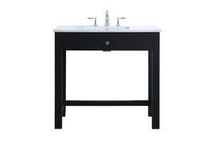 Elegant Lighting - VF14836MBK - Bathroom Vanity - Hudson - Black