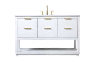 Elegant Lighting - VF19254WH - SIngle Bathroom Vanity - Larkin - White