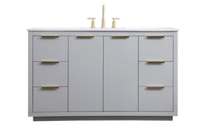 Elegant Lighting - VF19454GR - SIngle Bathroom Vanity - Blake - Grey