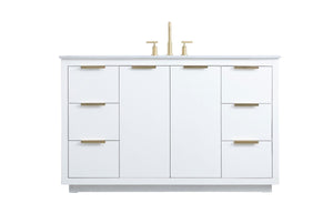 Elegant Lighting - VF19454WH - SIngle Bathroom Vanity - Blake - White