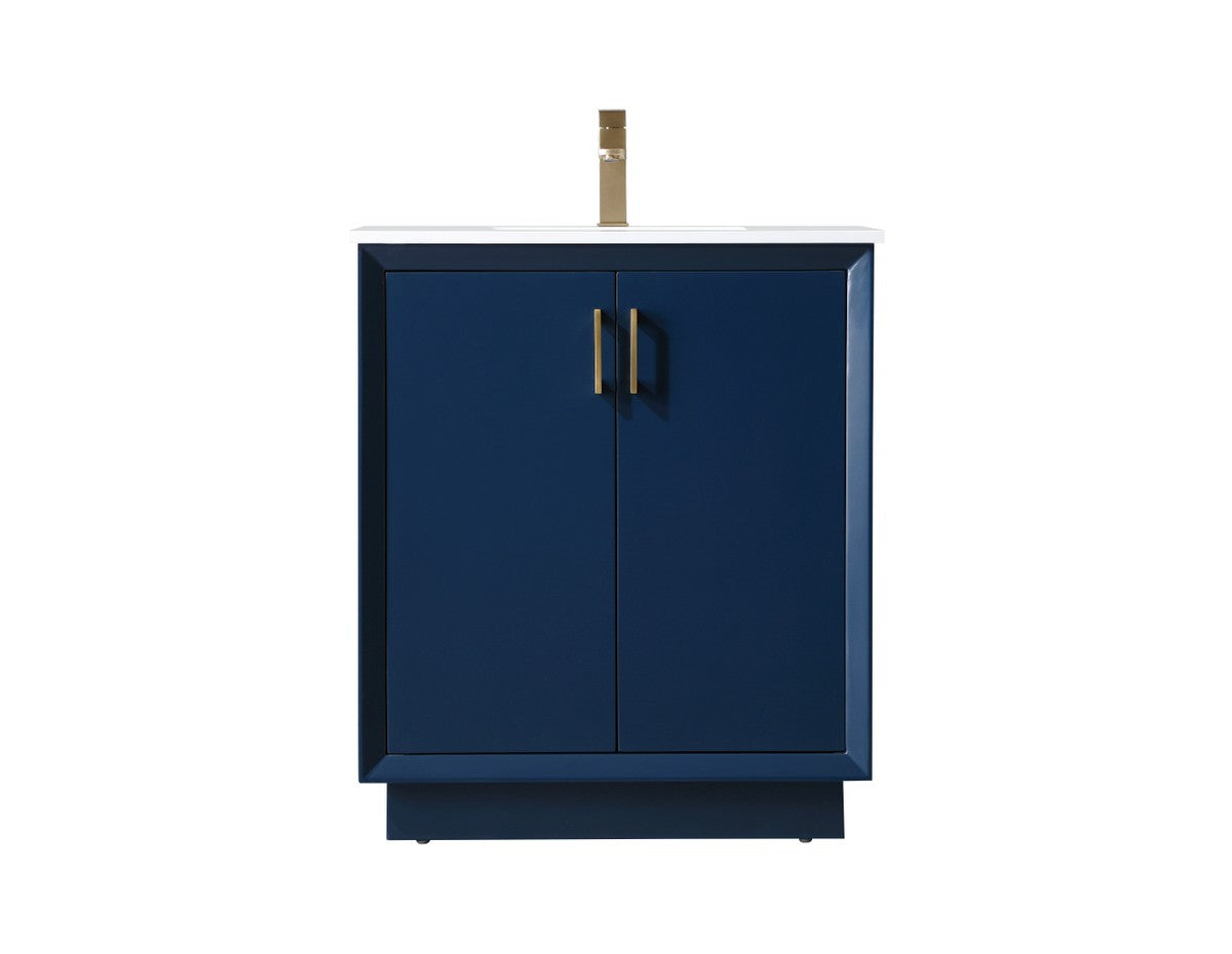 Elegant Lighting - VF19630BL - SIngle Bathroom Vanity - Hayes - Blue