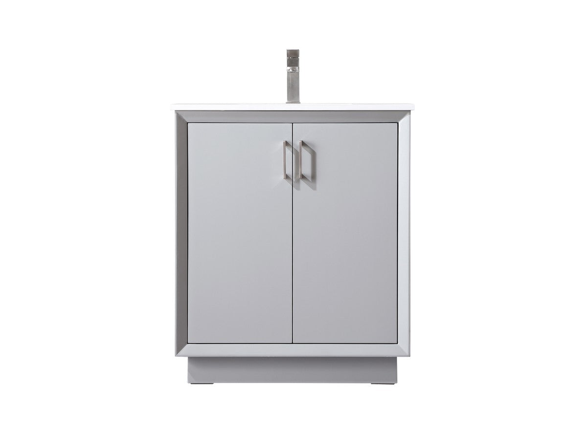 Elegant Lighting - VF19630GR - SIngle Bathroom Vanity - Hayes - Grey