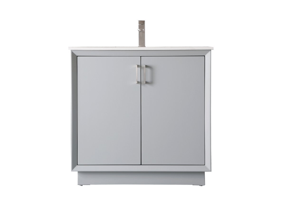 Elegant Lighting - VF19636GR - SIngle Bathroom Vanity - Hayes - Grey