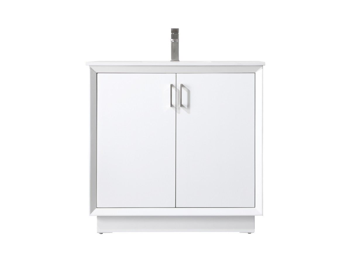 Elegant Lighting - VF19636WH - SIngle Bathroom Vanity - Hayes - White