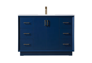 Elegant Lighting - VF19648BL - SIngle Bathroom Vanity - Hayes - Blue