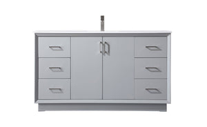 Elegant Lighting - VF19660GR - SIngle Bathroom Vanity - Hayes - Grey