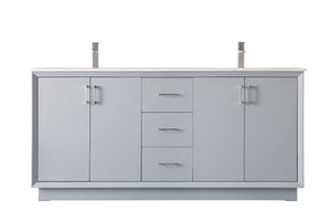 Elegant Lighting - VF19672DGR - Double Bathroom Vanity - Hayes - Grey