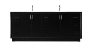 Elegant Lighting - VF19684DBK - Double Bathroom Vanity - Hayes - Black