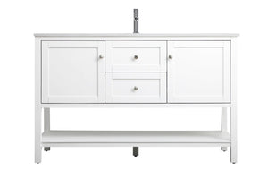 Elegant Lighting - VF22254WH - SIngle Bathroom Vanity - Heath - White