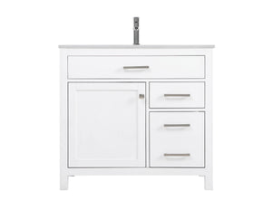 Elegant Lighting - VF23336WH - SIngle Bathroom Vanity - Lewis - White