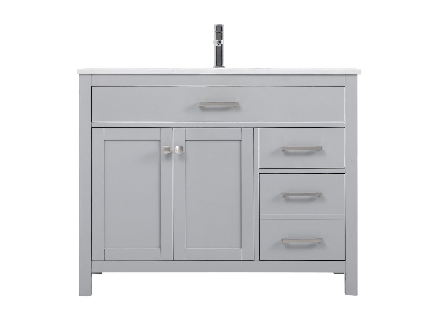 Elegant Lighting - VF23342GR - SIngle Bathroom Vanity - Lewis - Grey