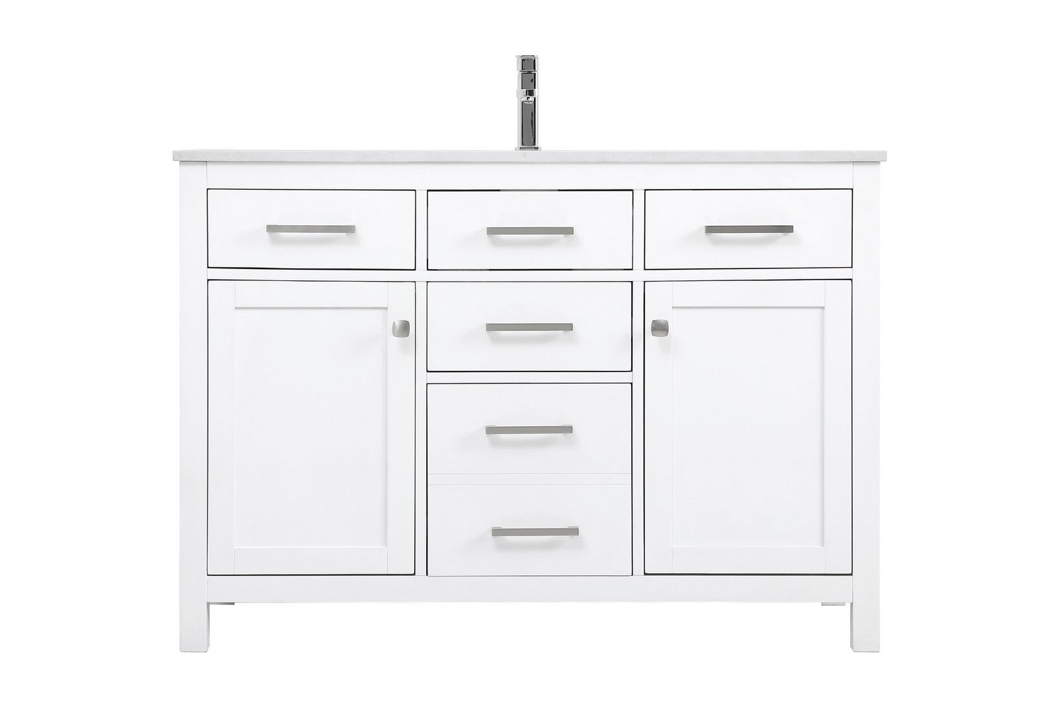 Elegant Lighting - VF23348WH - SIngle Bathroom Vanity - Lewis - White