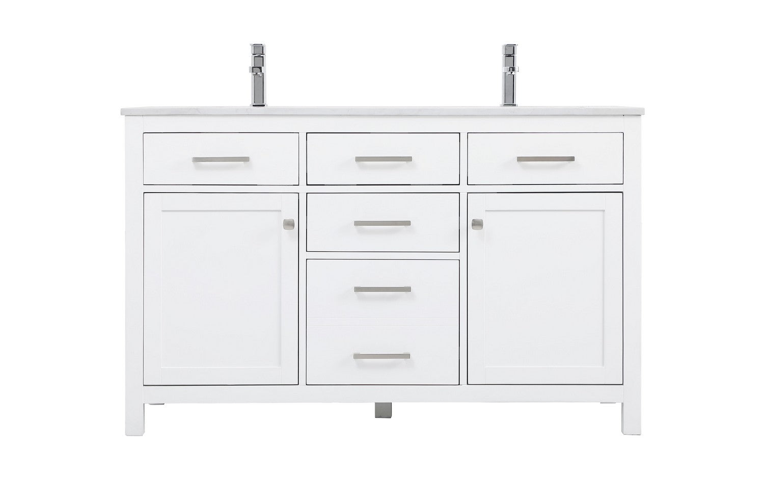 Elegant Lighting - VF23354DWH - Double Bathroom Vanity - Lewis - White