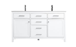 Elegant Lighting - VF23360DWH - Double Bathroom Vanity - Lewis - White