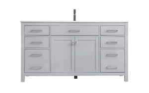 Elegant Lighting - VF23360GR - SIngle Bathroom Vanity - Lewis - Grey