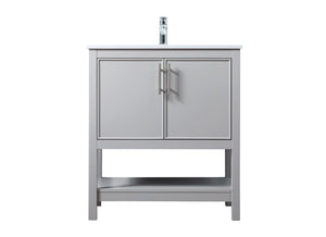 Elegant Lighting - VF26630GR - SIngle Bathroom Vanity - Everett - Grey