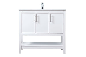 Elegant Lighting - VF26636WH - SIngle Bathroom Vanity - Everett - White