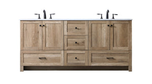 Elegant Lighting - VF2872DNT - Double Bathroom Vanity - Soma - Natural Oak