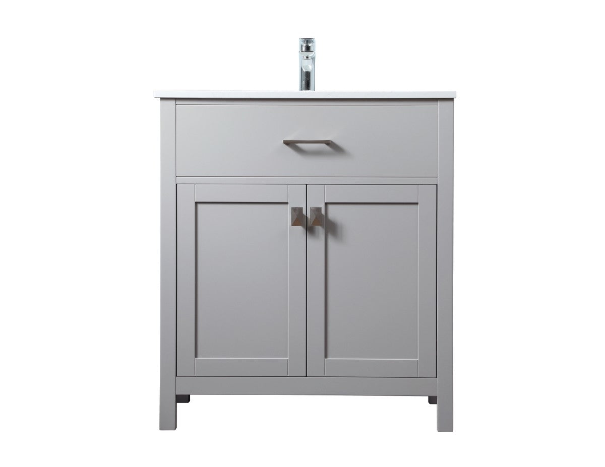 Elegant Lighting - VF28830GR - SIngle Bathroom Vanity - Harrison - Grey