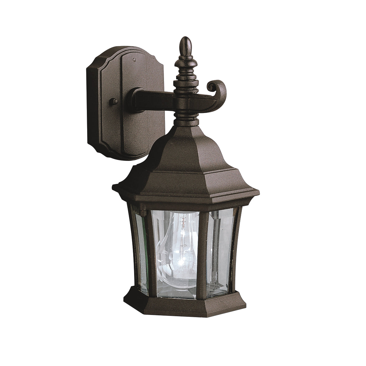 Kichler - 9788BK - One Light Outdoor Wall Mount - Townhouse - Black