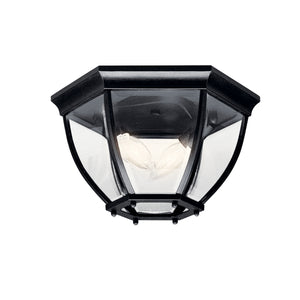 Kichler - 9886BK - Two Light Outdoor Ceiling Mount - Black