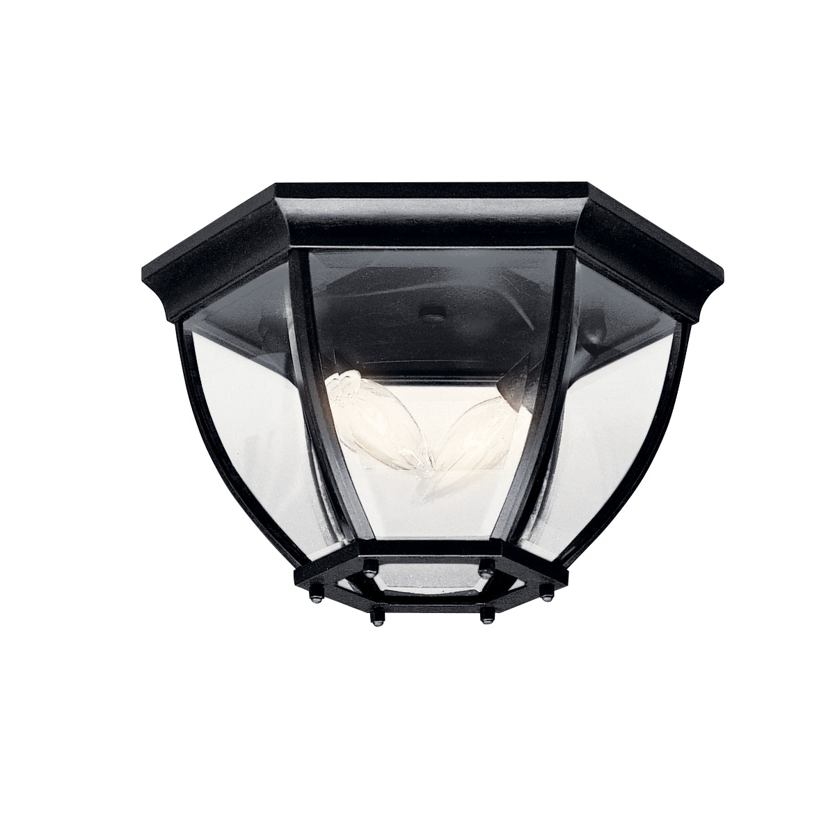 Kichler - 9886BK - Two Light Outdoor Ceiling Mount - No Family - Black