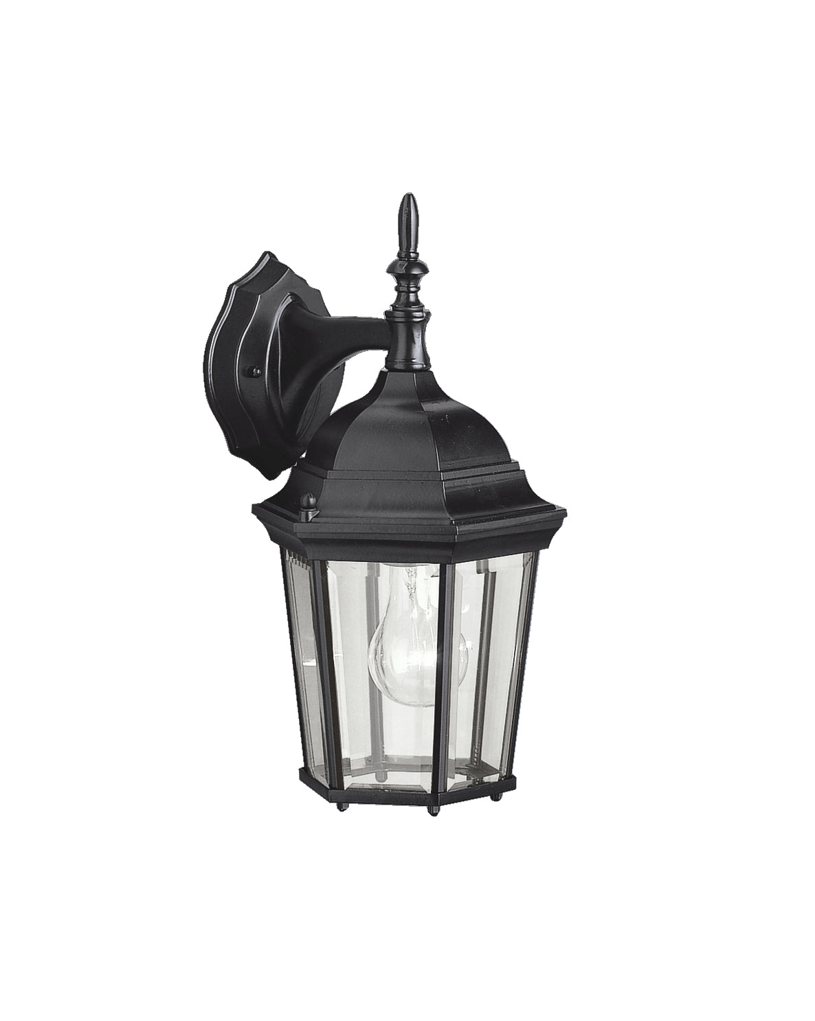 Kichler - 9650BK - One Light Outdoor Wall Mount - Madison - Black