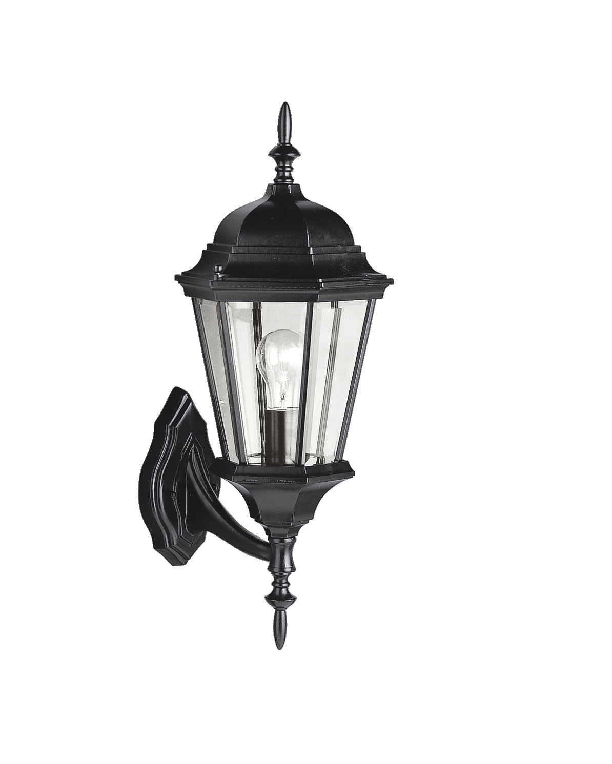 Kichler - 9653BK - One Light Outdoor Wall Mount - Madison - Black