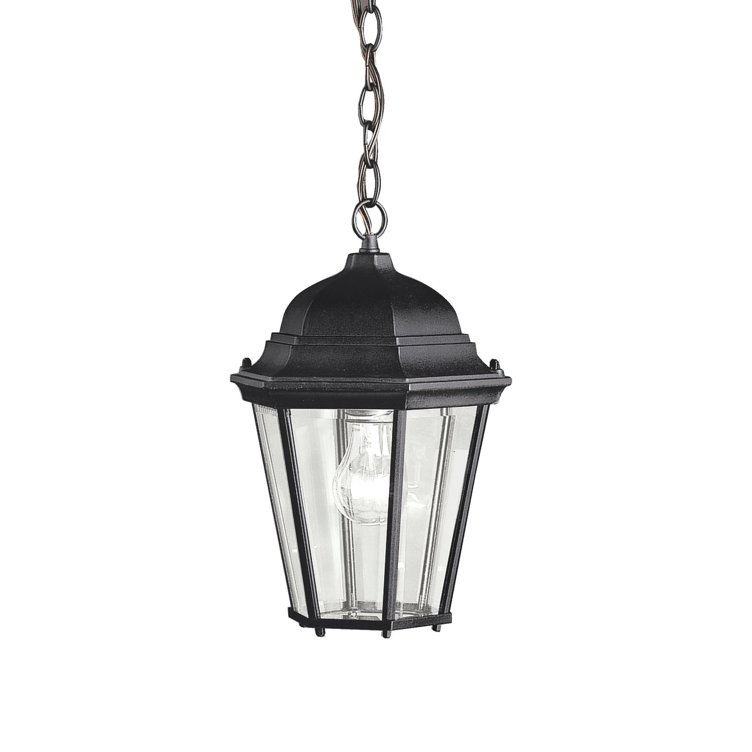 Kichler - 9805BK - One Light Outdoor Pendant - Madison - Black