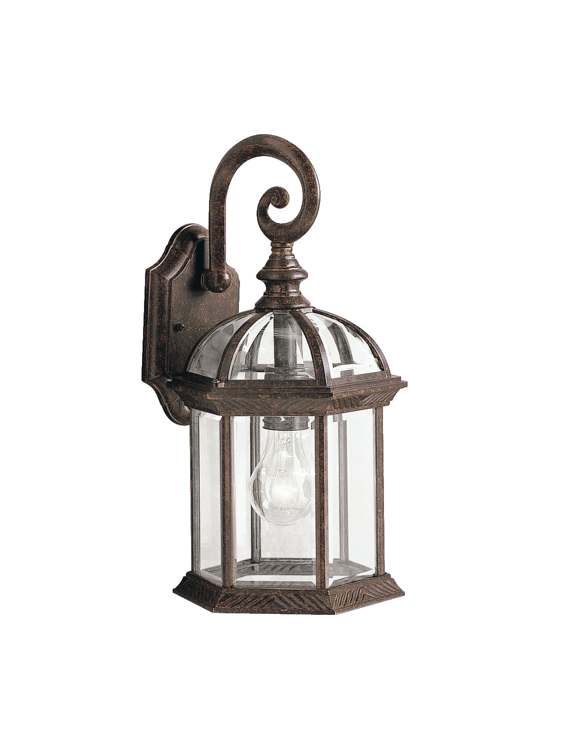 Kichler - 9735TZ - One Light Outdoor Wall Mount - Barrie - Tannery Bronze