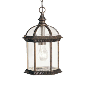 Kichler - 9835TZ - One Light Outdoor Pendant - Barrie - Tannery Bronze