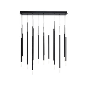 W.A.C. Lighting - PD-69414L-BK - LED Chandelier - Viggo - Black