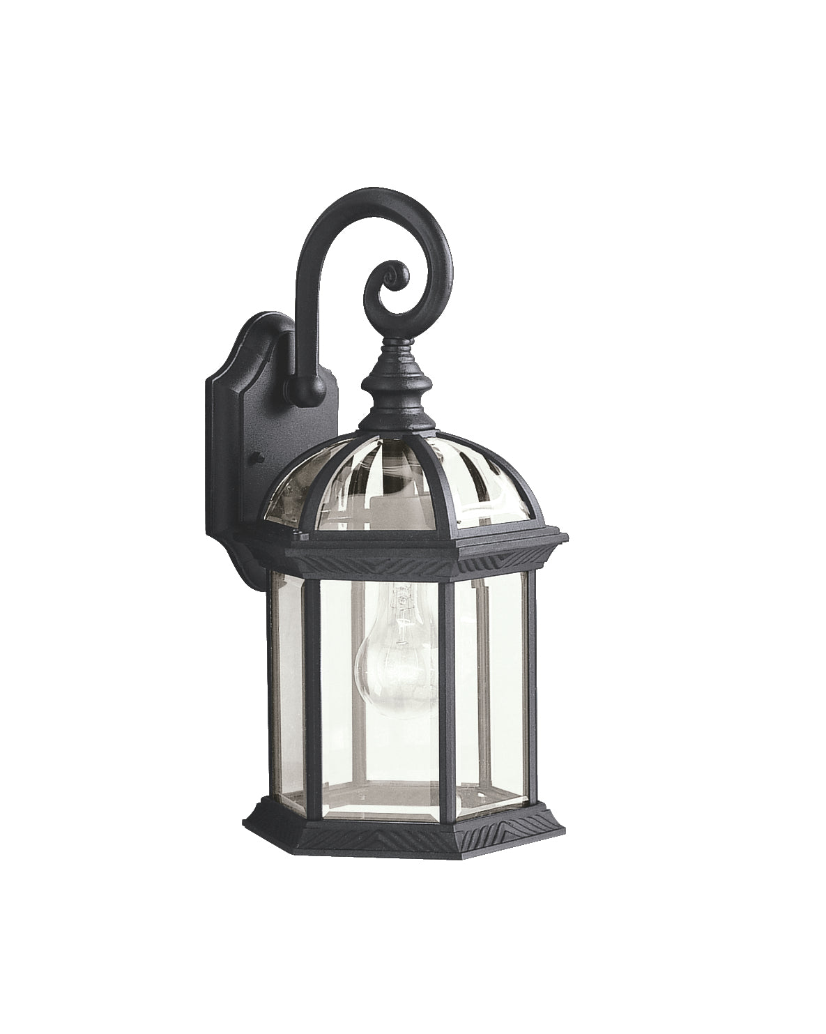 Kichler - 9735BK - One Light Outdoor Wall Mount - Barrie - Black