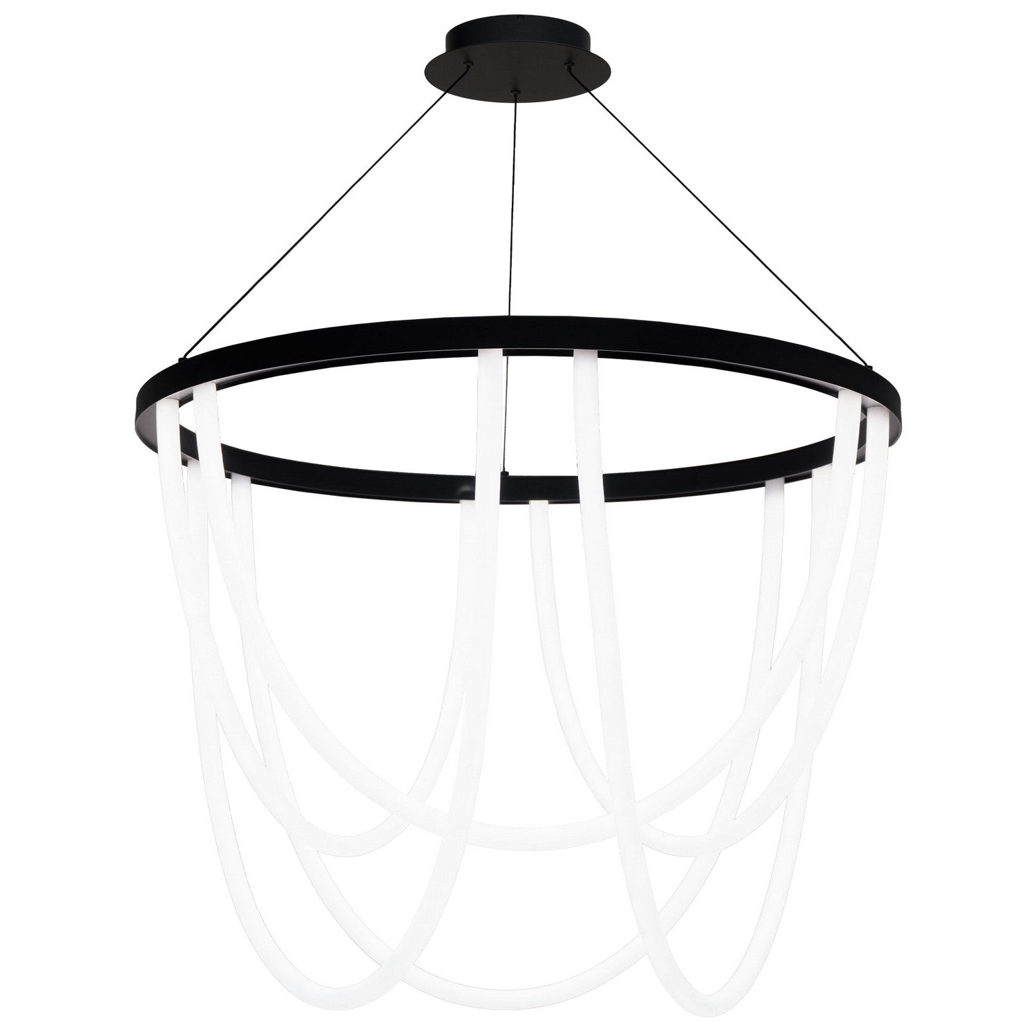 W.A.C. Lighting - PD-89436-BK - LED Chandelier - Margarite - Black