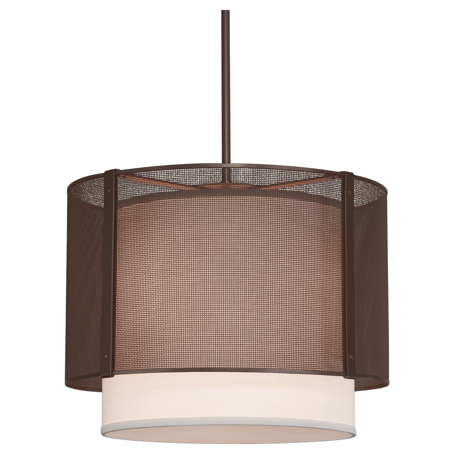 Hammerton Studio - CHB0019-18-FB-SH-001-E2 - Pendant - Uptown Mesh - Flat Bronze