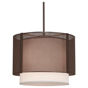 Hammerton Studio - CHB0019-18-FB-SH-001-E2 - Pendant - Uptown Mesh - Flat Bronze