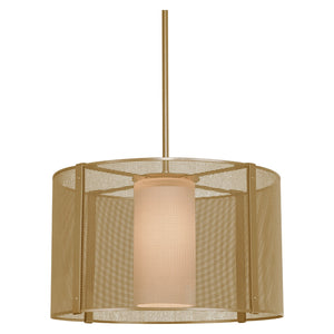 Hammerton Studio - CHB0019-18-GB-F-001-E2 - Pendant - Uptown Mesh - Gilded Brass