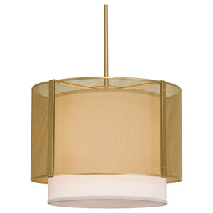 Hammerton Studio - CHB0019-18-GB-SH-001-E2 - Pendant - Uptown Mesh - Gilded Brass