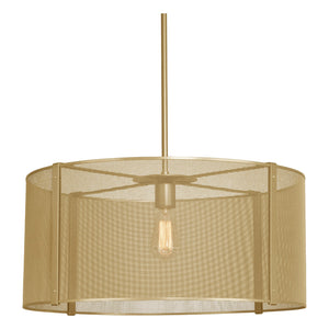 Hammerton Studio - CHB0019-24-GB-0-001-E2 - Pendant - Uptown Mesh - Gilded Brass