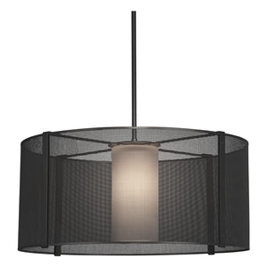 Hammerton Studio - CHB0019-24-MB-F-001-E2 - Pendant - Uptown Mesh - Matte Black