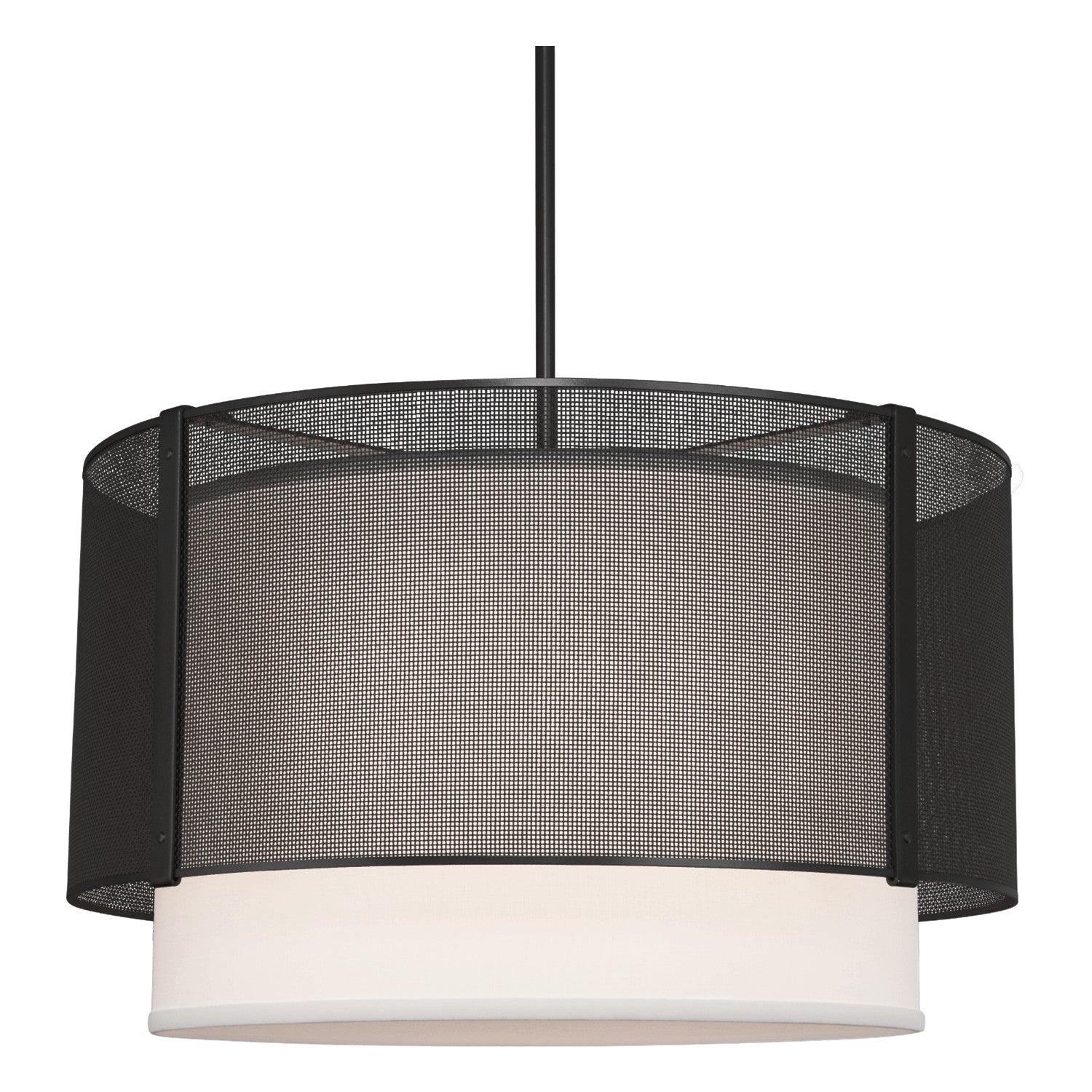 Hammerton Studio - CHB0019-24-MB-SH-001-E2 - Pendant - Uptown Mesh - Matte Black