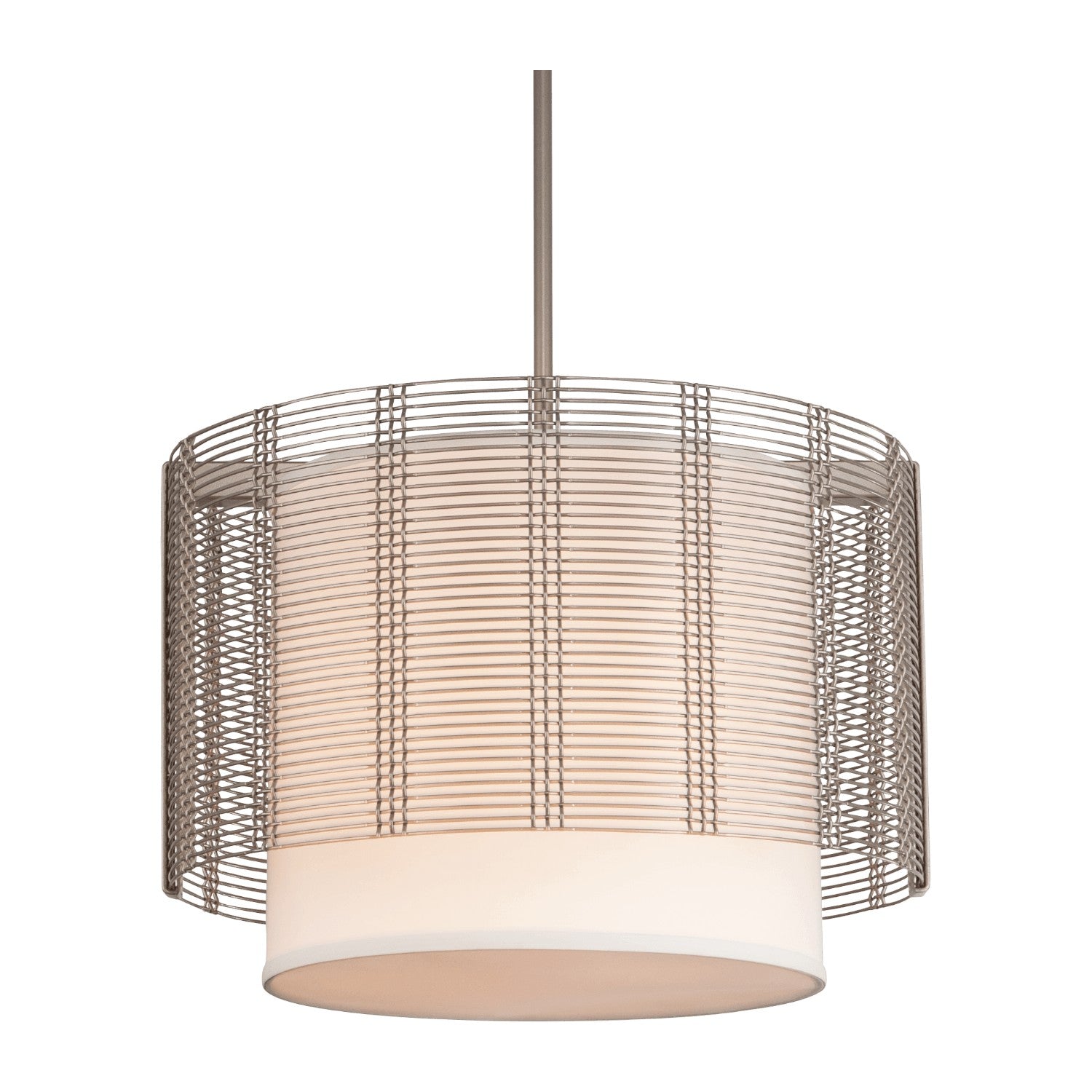 Hammerton Studio - CHB0020-31-BB-SH-001-E2 - Pendant - Downtown Mesh - Burnished Bronze