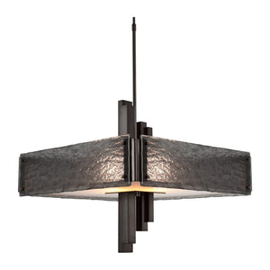 Hammerton Studio - CHB0033-0A-BB-BG-001-E2 - Four Light Chandelier - Carlyle - Burnished Bronze